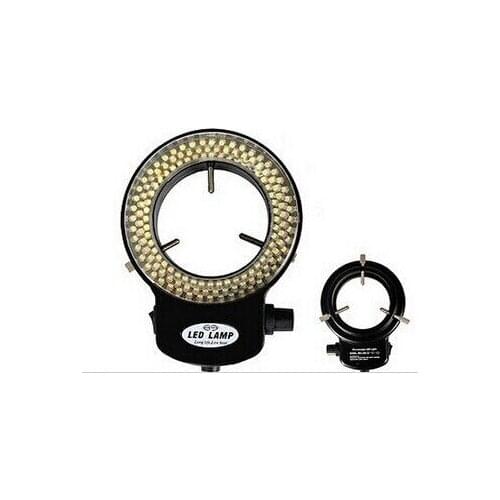 CE certified high quality white light export 144 lamps microscope adjustable LED ring light source vision monocular