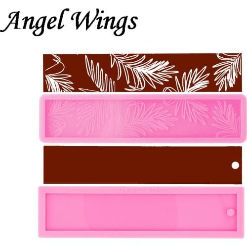 Rectangle Bookmarks Molds Silicone DIY Jewelry Shiny Epoxy Resin Mould DY0527