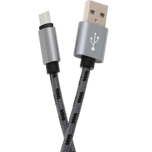 100CM USB Type C Cable for Samsung Galaxy Note8 S8 S9 Plus Mobile Phone Fast Charging Cable Type-C USB Cable for Oneplus 6
