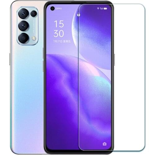 50pcs 2.5D Tempered Glass Screen Protector Film Shield Guard For OPPO Reno 6 6Z 5 Lite 5A 5F 5K 5Z Realme V11 V13 V15 V25 K9