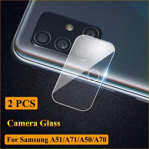 2Pcs Camera Lens Glass for Samsung A51 Protective Glass On For Samsung Galaxy A71 5G A50 A70 A515F A715F Protector Tempered Film