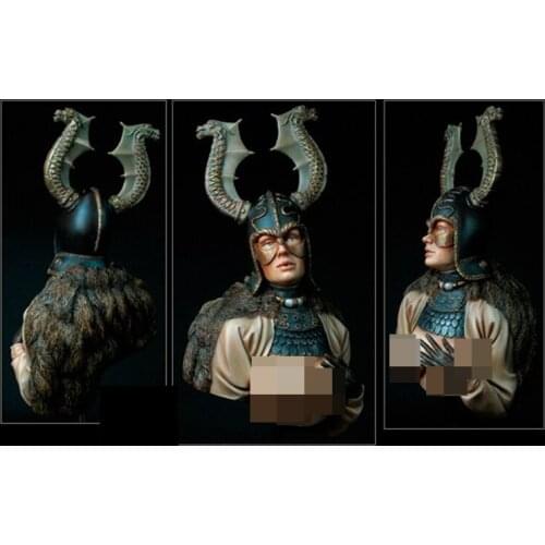 1/10 Resin Character Bust Model Mythical Theme Female Dragon Knight X205