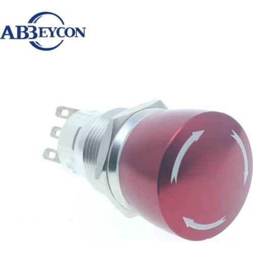 19112 IP67 sell-well metal 1NO1NC/2NO2NC solder/quick connect push button switch emergency stop switch