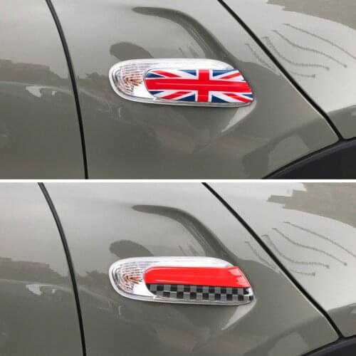 2 Pcs Car Front Fender Turn Lamp Decoration Sticker For BMW MINI One Cooper S F54 F55 F56 F57 Car-Styling Exterior Accessories