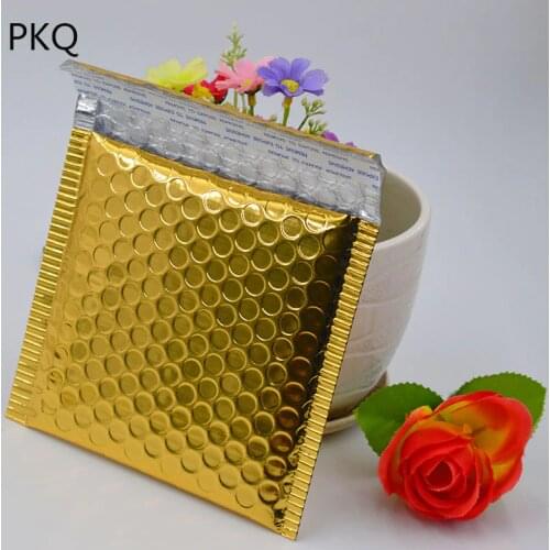 20pcs gold bubble Mailer envelopes padded Mailing Bag silver shipping envelope for jewelry 18x23/20x25/15x13cm Poly plastic bag