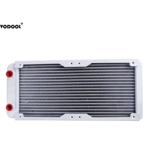 240mm 18 Tube Straight G1/4 Thread Water Cooling Cooler Heat Radiator Exchanger for PC Computer Water Cooling System Cool Parts