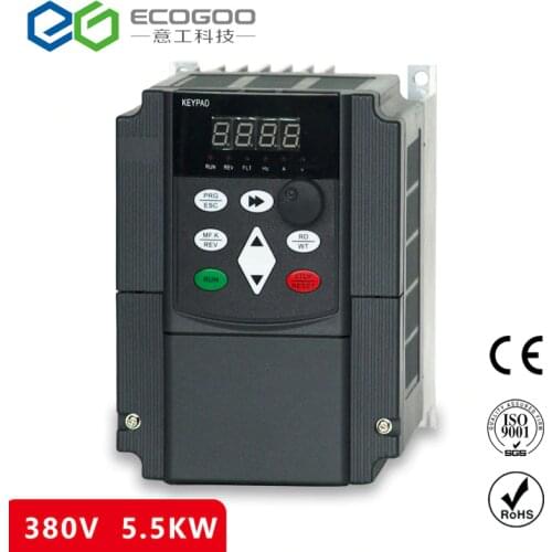 5.5KW 380V inverter VFD 3 phase Output Frequency Converter Adjustable Speed 400Hz Speed control