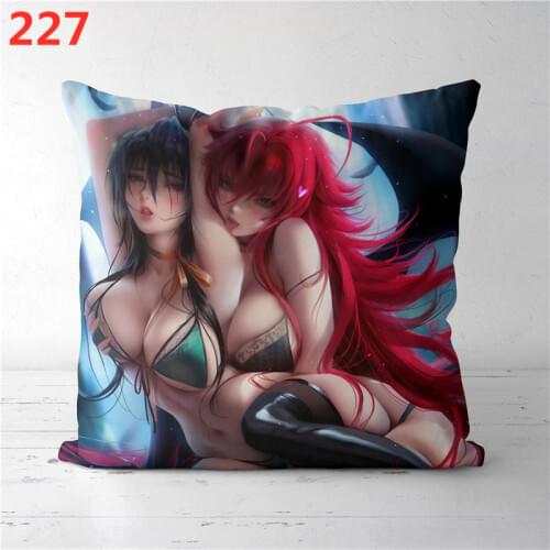 Anime Highschool DxD Tsto Issei Rias Gremory sided Pillow Cushion Case Cover
