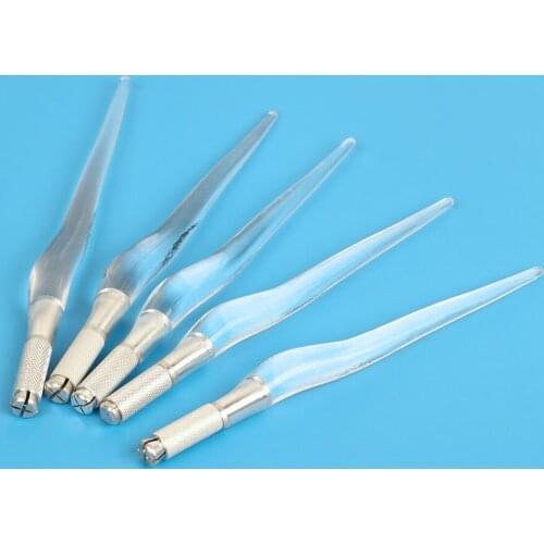 Free Shipping 10pcs Microblading tebori Pen PCD Microblade Needle Holder eyebrow Permanent Makeup Manual Tattoo Pen-B5
