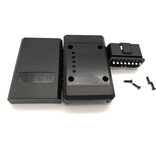 Free shipping ELM327 OBD2 Connector Cover with Enclosure J1962m Plug with enclosure 16pin male connector DIY Tool