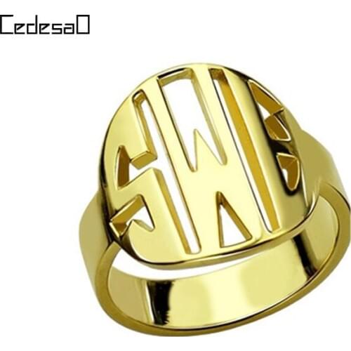 CedesaO Gold Rings For Men