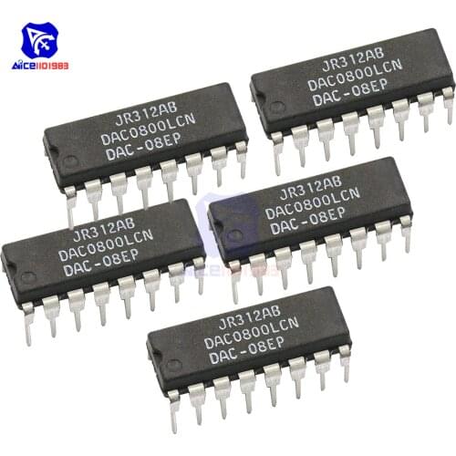 5PCS/Lot IC Chips DAC0800LCN DAC0800L DAC0800 DIP-16 Original Integrated Circuit