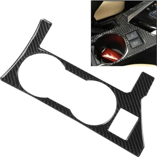 Water Cup Holder Panel Sticker Trim Soft Carbon Fiber Decors Fit for Toyota Corolla 2014 2015 2016 2017 2018