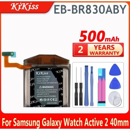 For SAMSUNG Watch Battery EB-BR830ABY For Samsung Galaxy Watch Active2 Active 2 40mm SM-R830 SM-R835 500mAh Batteries Batterie