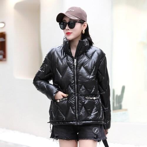 ISENMAL New Autumn Women Parkas Winter Jacket Coat Casual Thicken Warm Parka Loose Hooded Overcoat Cotton Padded Jackets Outwear