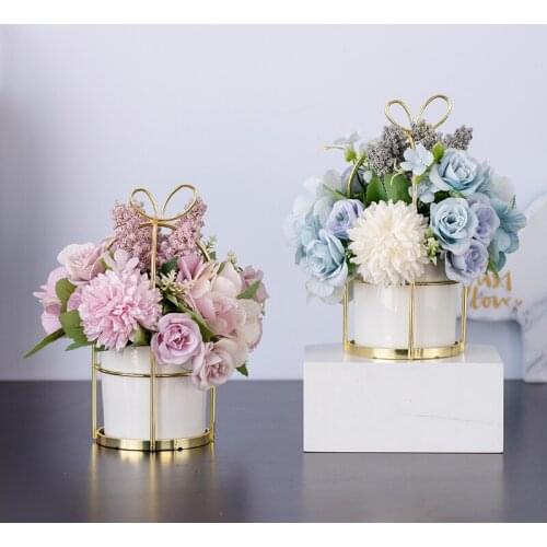 Artificial flowers, artificial flowers, living room, interior decoration, potted plants, decoration, bedroom, tea table