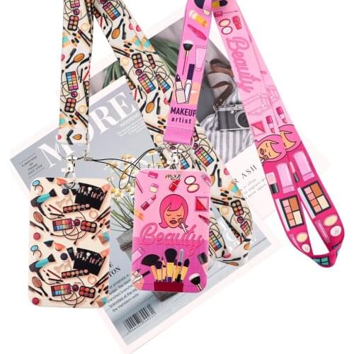 JY115 Fashion Cosmetics Lanyard For Keys ID Card Gym Phone Strap USB Badge Holder DIY Lariat Lanyard For Makeup artist