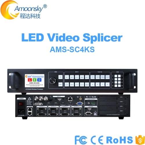 Indoor Outdoor Ggb P2 P3 P3.91 P2.5 P6 P8 P5 P10 P16 Matrix Led Screen Display Panel Video Processor Multipicture Splicer SC4KS