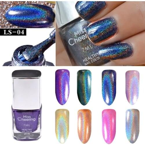 Nail Powder No Polish Foil Nails Art Glitter Silver Color 6ML Long-Lasting Nail Polish Girl Cute Nail Decoration Tool