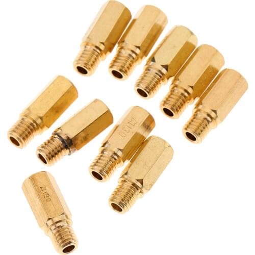 10pcs Carburetor Repair kit Main jets 120 125 130 135 140 145 150 155 160 170 for PWK KOSO KEIHIN OKO