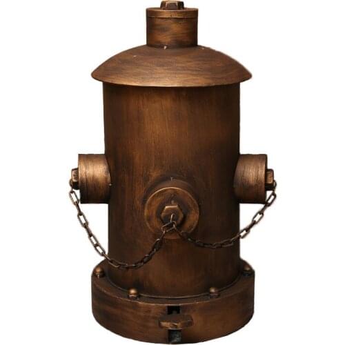 Retro industrial wind belt cover dustbin creative personalized storage bin decoration