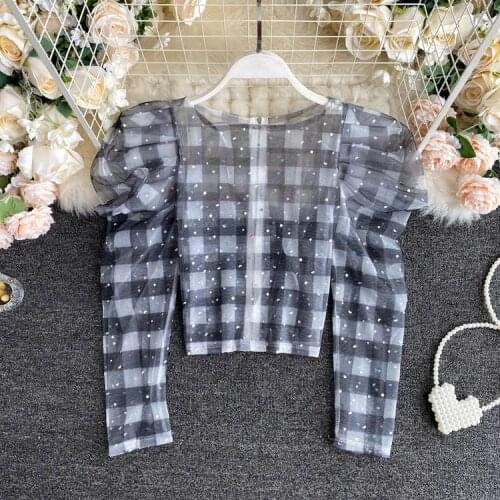 Seiwnibu Women's Transparent Shirts