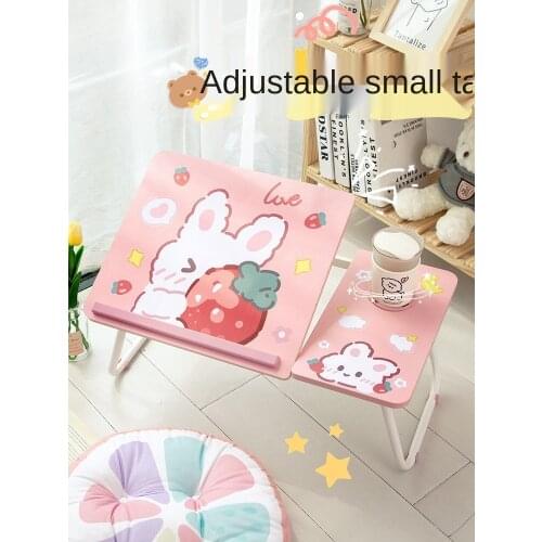 Foldable on Bed Small Table Dormitory Students Small Table Board Bedroom Girl Internet Celebrity Lazy Table Bay Window Study