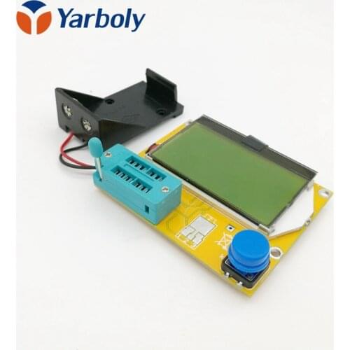 Transistor Tester LCR-T4 Mega328 M328 Multimeter Diode Triode Capacitance ESR Meter MOS/PNP/NPN L/C/R+ battery holder