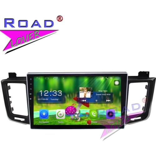 TOPNAVI Android 6.0 2G+32GB Quad Core 10.1" Car Multimedia Player For Toyota RAV4 2013-015 Stereo GPS Navigation NO DVD Radio 3G