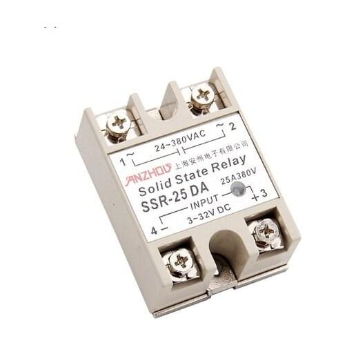 SSR - 25 DA 25A solid state relay DC control AC