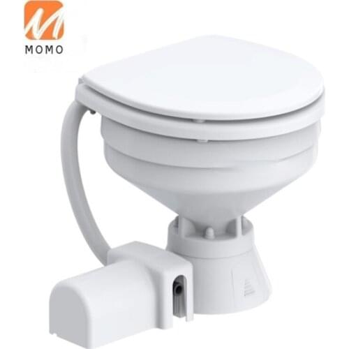 New Hot Sale Dc Electric Smart Marine Toilet System With Pump for Boat Accessories Yacht Bathroom Replacement