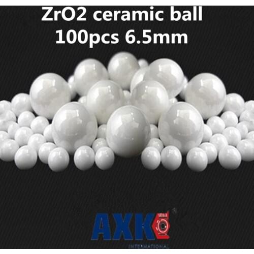 2019 Rolamentos Thrust Bearing Rodamientos 100pcs 6.5mm Zro2 Ceramic Balls Zirconia Used In Bearing/pump/linear Slider/valvs G5