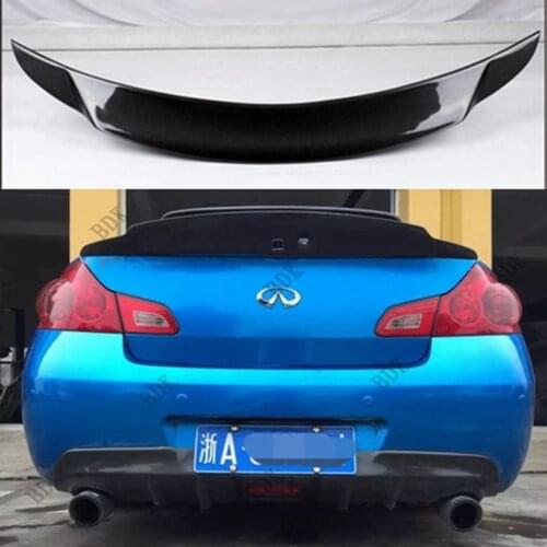 Carbon Fiber Rear Trunk Lip Spoiler Wing For Infiniti G37 G35 G25 Sedan 4 Door And 4 Door 2006-2013 Journey JC Style