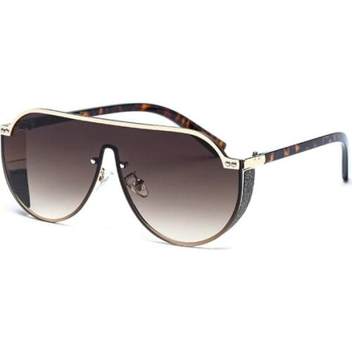 MINCL Vintage Punk Square Sunglasses Women Retro Sun Glasses For Men New 2019 Brand Rectangular Sexy Leopard Sunglasses NX