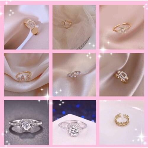 Fashion Personality Original Index Finger Ring Female High-End Niche Design Ins Tide Cold Wind Opening Adjustable Exquisite