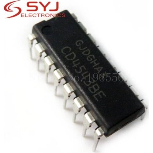 10pcs/lot CD4543BE DIP16 CD4543 DIP 4543BE DIP-16 new and original IC In Stock