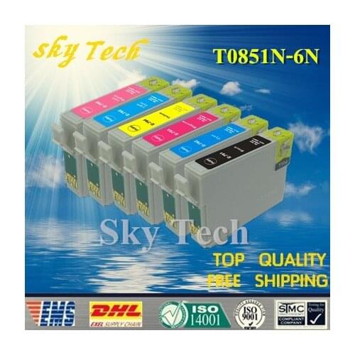 6PK 85N Compatible Cartridge For T0851N to T0856N , For Epson Epson Stylus Photo 1390 / T60