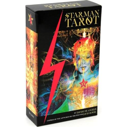 78 Cards Deck Starman Tarot Full English Oracle Deck Fun Family Party Board Game Dropship