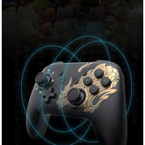 Wireless Bluetooth-compatibl Handle for Monster Hunter Rise Limited Pro for Switch NS Handle Vibrating Somatosensory Game Handle