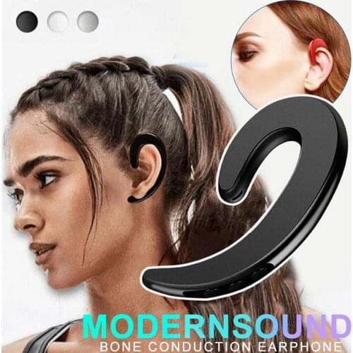 Bone Conduction Wireless Bluetooth Earphone Sports Headset Single Earphone Headphone earbuds For Laptop Tablet iphone Xiaomi
