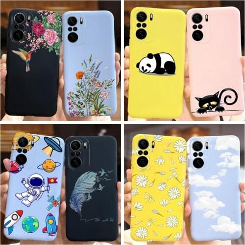 For Xiaomi POCO F3 Case Soft Cute Matte shockproof Protective Back Cover case for Xiaomi Redmi K40 Pro K40Pro Plus phone shell