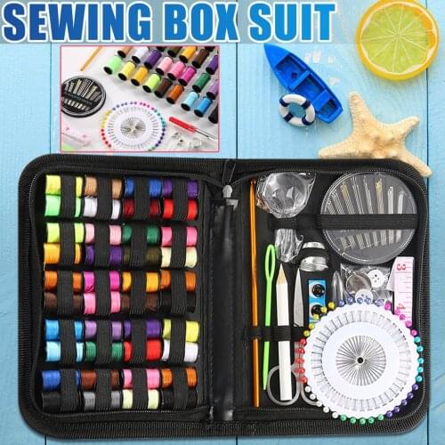 Portable Sewing KIT Repair Set Mini Needles Button Knitting Multi-function Sewing Box Embroidery Cross Stitch Thread Sew Kits