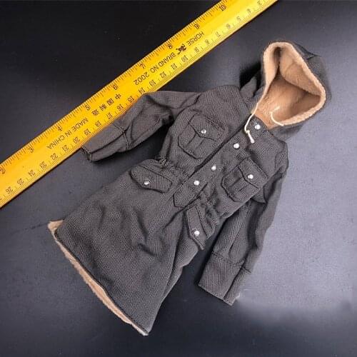 1/6 WWII Germany Armys Long Coat M36 M43 Uniform Coat Model for 12''Action Figures Bodies DIY Accessories
