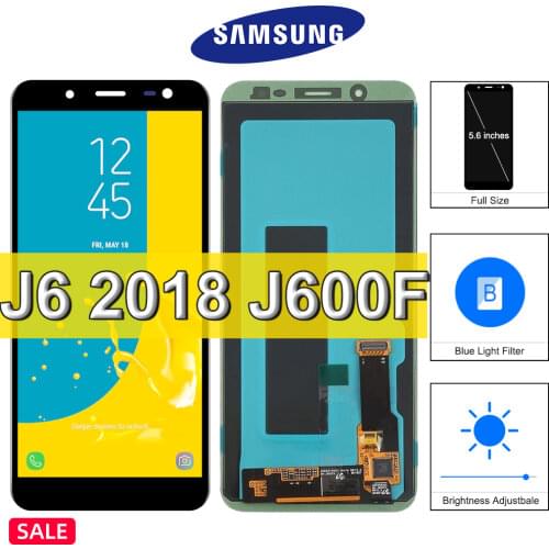J6 Display 100% Test For Samsung Galaxy J6 2018 J600 LCD Touch Screen Digitizer LCD Display For J6 2018 J600 J600F/DS J600G/DS