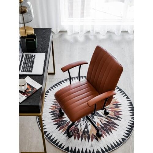 Computer chair household comfortable sedentary light luxury study simple lifting armrest rotary back office chair