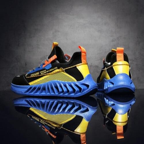 Blade Sneakers Men Running-Shoes Comfortale Outdoor Male Athletic Sneakers Flying Weave Sports Shoes Breathable Running Shoes