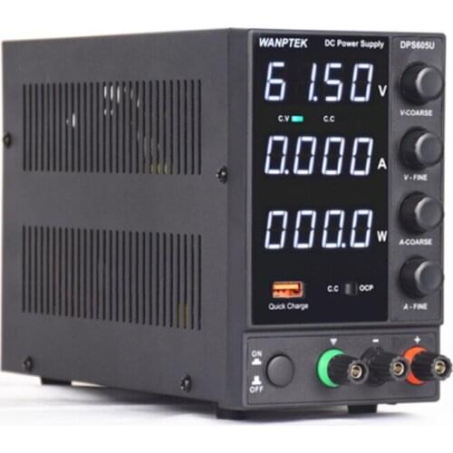 Lab Bench Source Stabilized Power Supply Adjustable Voltage Regulators variable laboratory power supply Source 60V 5A DPS605U