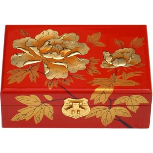 Lacquerware Wooden Creative Boxes Designed Storage Living Room Small Items Colors Available Fast Delivery Wedding Styles Cases