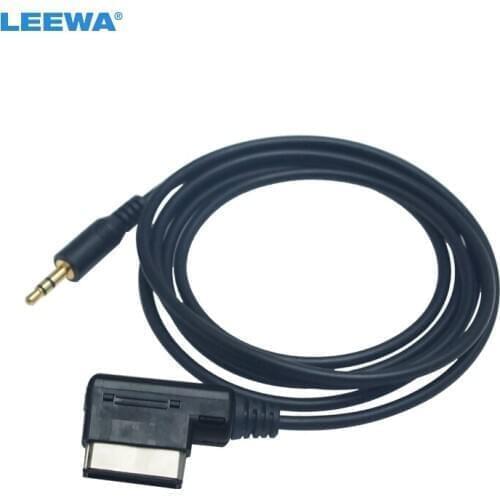 LEEWA Car Media AMI MMI Interface To 3.5mm Audio AUX MP3 Adapter for Audi S5/Q5/Q7/A4L/A3/A5/A1/A7/TT Volkswagen AUX Wire Cable