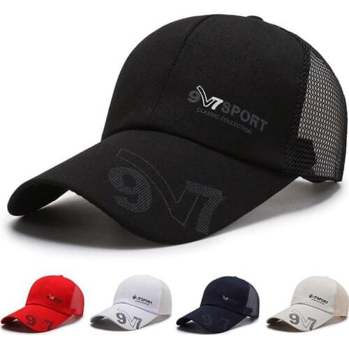Summer Breathable Mesh Baseball Cap Riding Fishing Visors Tennis Golf Caps Women Men UV Protection Fashion Panama Sport Hat DT15